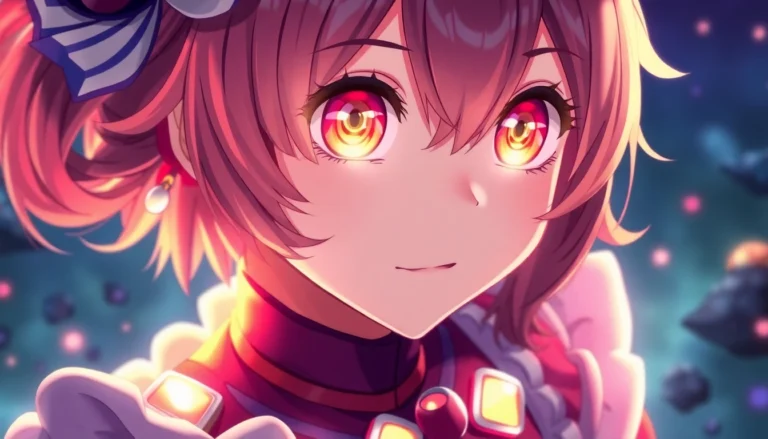 AI generated hentai depicting a vibrant anime character in a fantasy setting, detailed and expressive.