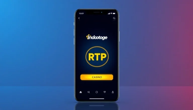 Indotogel slot dashboard on mobile displaying RTP insights and trusted platform.
